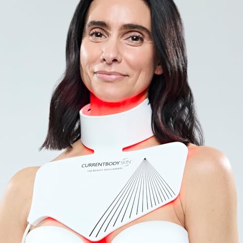 CurrentBody Skin LED Neck & Décolletage Mask: Series 2 | Red & Near-Infrared Light Therapy for Neck and Chest Avelisse