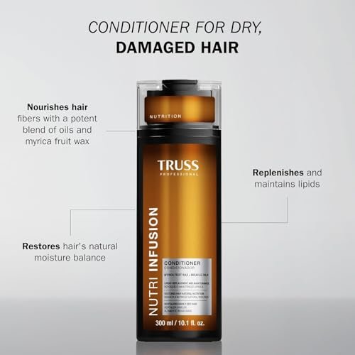 TRUSS Nutri Infusion Hair Conditioner for Damaged Hair - Moisturizing Conditioner with Myrica Fruit Wax & Miracle Oils, Restore Natural Moisture Balance, 10.14 fl oz Avelisse