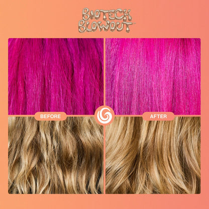 Biotech Blowout Leave-In Restorative Hair Mask - Style & Heat Protectant 450°F, Frizz Control, 8-Hour Style, for Damaged Hair - Goddess Maintenance Avelisse