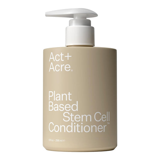 Act+Acre Stem Cell Conditioner - Strengthens Ends, Adds Shine, Hydrates Fine Hair - Apple Stem Cells, Castor Oil, Antioxidants - Lightweight, Vegan, Cold Processed, Color Safe - 10 Fl Oz Avelisse