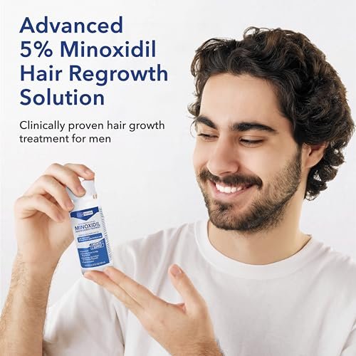 Hair Regen Liquid Minoxidil for Men 5% - Extra Strength Topical Solution for Hair Regrowth - 1 Month Supply (2 Fl Oz) - görsel 16