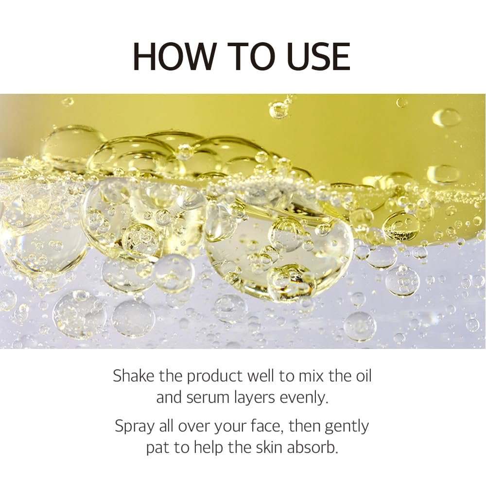 mixsoon Bean Balancing Ampoule Mist - Hyaluronic Acid Hydrating Face Mist for Oil Balance and Glowing Skin, 3.38 fl oz Avelisse