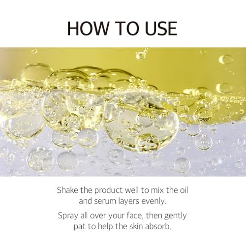 mixsoon Bean Balancing Ampoule Mist - Hyaluronic Acid Hydrating Face Mist for Oil Balance and Glowing Skin, 3.38 fl oz Avelisse