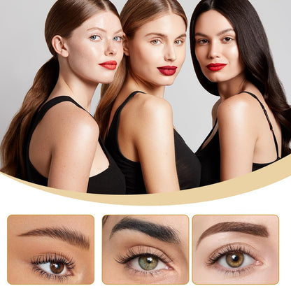 24 Pairs Eyebrow Stencils for Women – Disposable Shaping Stickers for Perfect Brows, 3 Shapes, PVC, White Avelisse