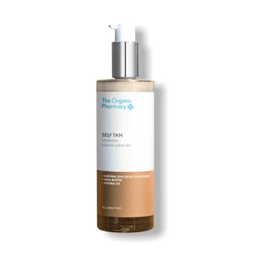 The Organic Pharmacy Self Tan Lotion – Plant-Based DHA, Moisturizing with Shea Butter & Jojoba Oil, 100ml Avelisse