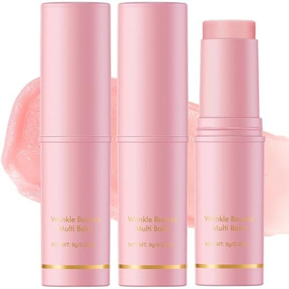 Skynest 2-Pack Wrinkle Repair Moisturizing Multi Balm Stick - Anti-Wrinkle Face, Eye & Body Hydrating Collagen Moisturizer for Dry Skin Avelisse