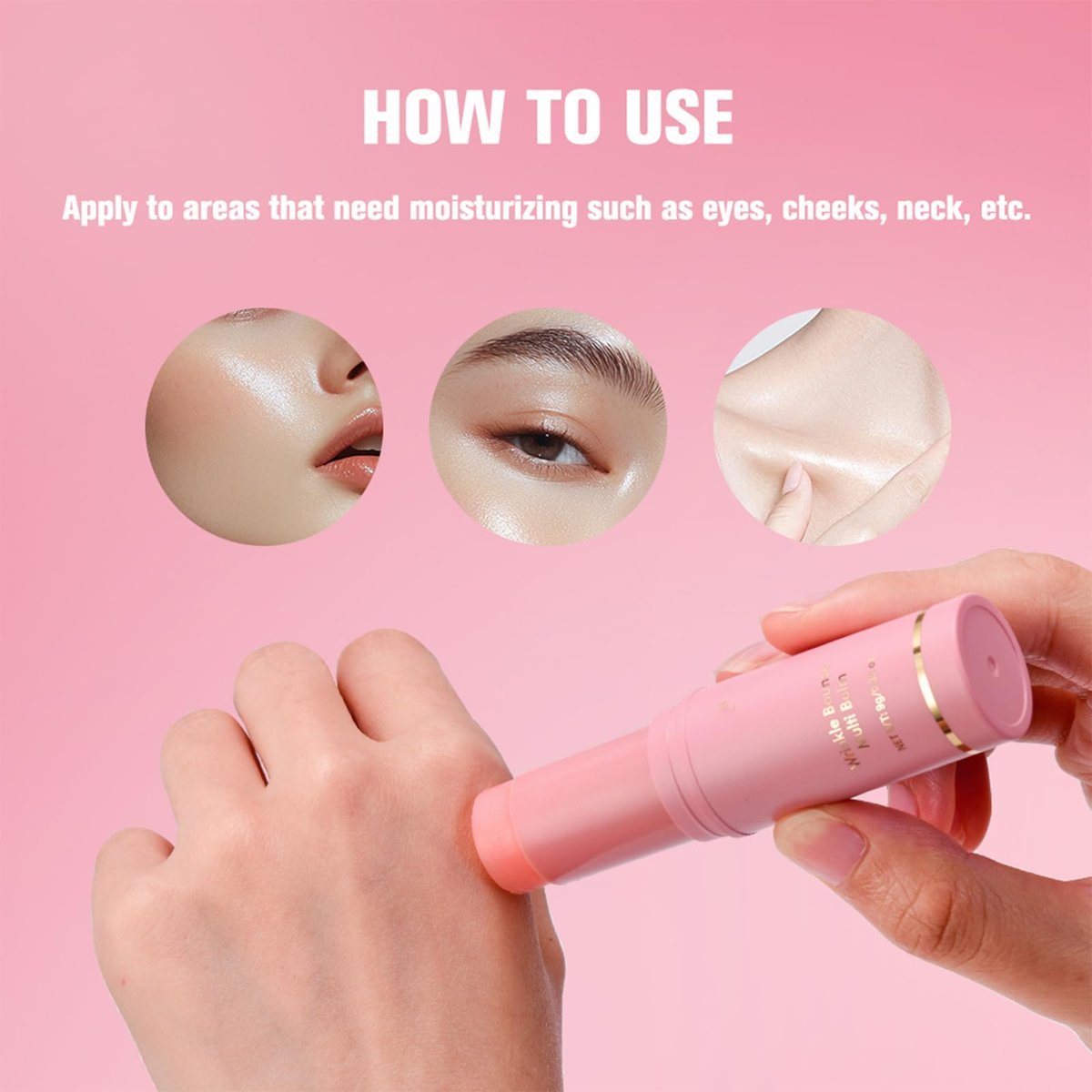Skynest 2-Pack Wrinkle Repair Moisturizing Multi Balm Stick - Anti-Wrinkle Face, Eye & Body Hydrating Collagen Moisturizer for Dry Skin Avelisse