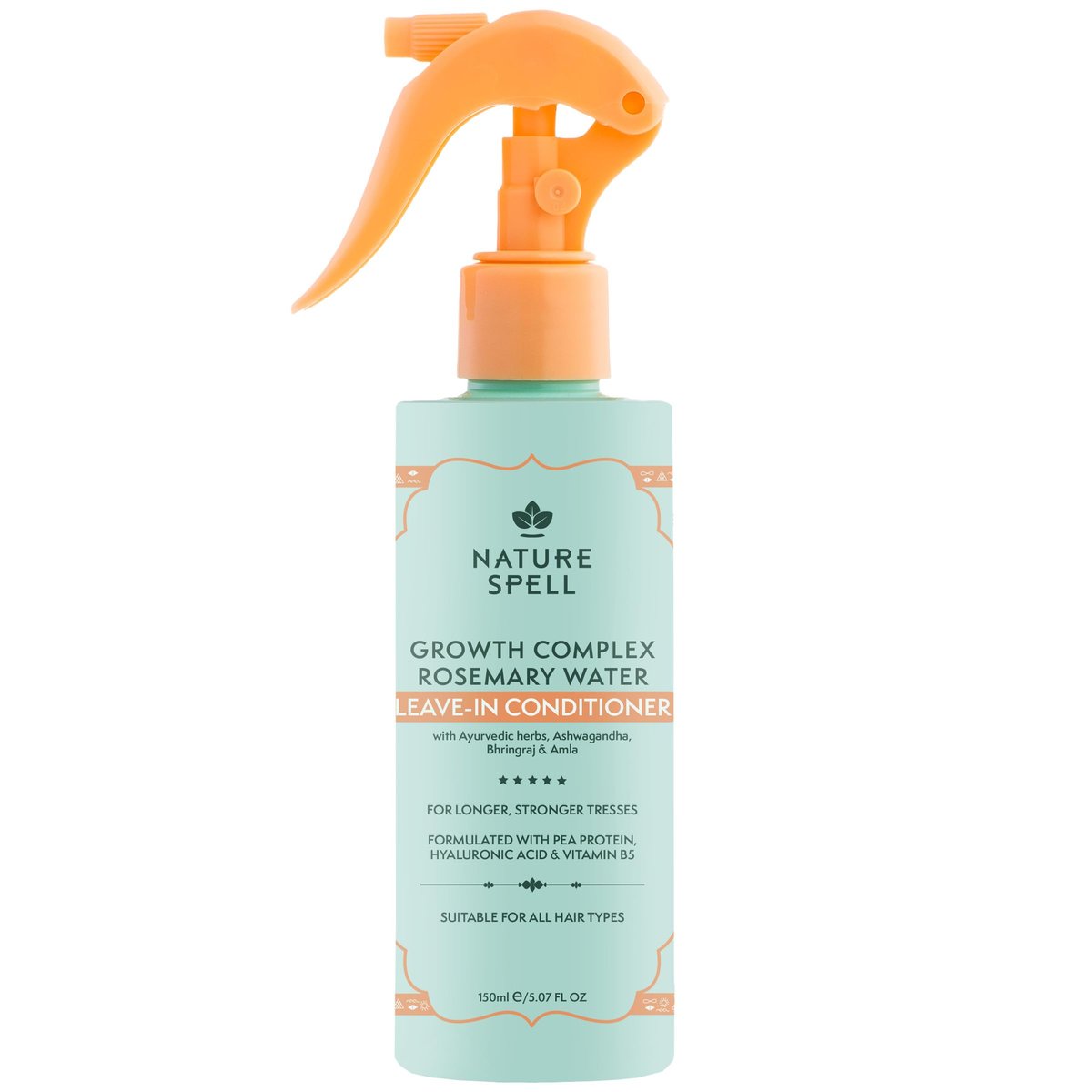 Nature Spell Rosemary Water Leave In Conditioner – Promotes Hair Growth, Heat Protection, Detangling & Shine for All Hair Types, 5.07 Fl Oz Avelisse