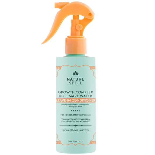 Nature Spell Rosemary Water Leave In Conditioner – Promotes Hair Growth, Heat Protection, Detangling & Shine for All Hair Types, 5.07 Fl Oz Avelisse