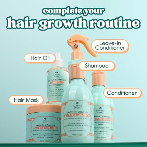 Nature Spell Rosemary Water Leave In Conditioner – Promotes Hair Growth, Heat Protection, Detangling & Shine for All Hair Types, 5.07 Fl Oz Avelisse