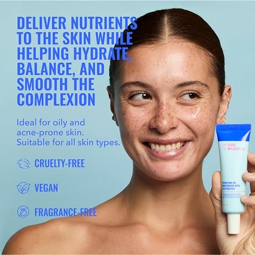 Good Molecules Hydrating Gel Moisturizer – Lightweight Water-Based Gel for Oily & Combination Skin, Oil-Free & Fragrance-Free with Hydrating Electrolytes - görsel 4