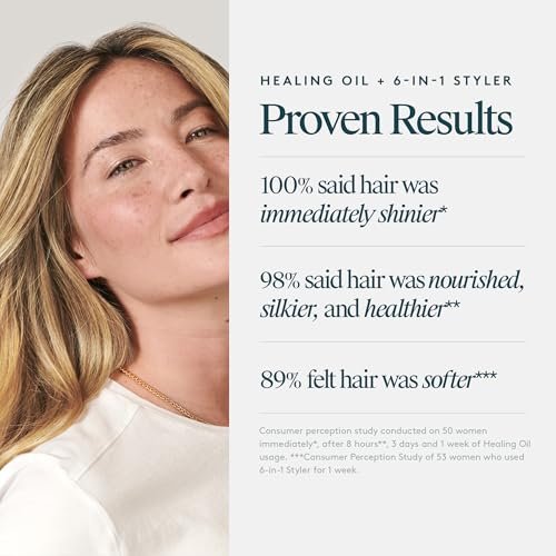VIRTUE Healing Hair Oil & 6-in-1 Styling Cream Bundle – Repair, Protect & Style for All Hair Types, Color Safe Avelisse