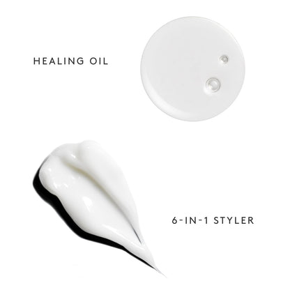 VIRTUE Healing Hair Oil & 6-in-1 Styling Cream Bundle – Repair, Protect & Style for All Hair Types, Color Safe Avelisse