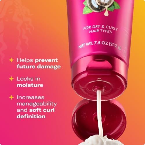 Mielle Organics Babassu & Mint Brazilian Curly Cocktail Curl Cream - Curl Defining Hair Styling Cream for Textured Hair, 7.5 oz - görsel 6