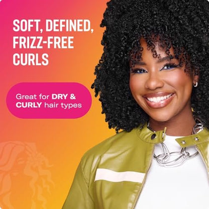 Mielle Organics Babassu & Mint Brazilian Curly Cocktail Curl Cream - Curl Defining Hair Styling Cream for Textured Hair, 7.5 oz