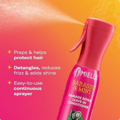 Mielle Organics Babassu & Mint Damage Repair Leave-In Conditioner - 6.7 oz Avelisse