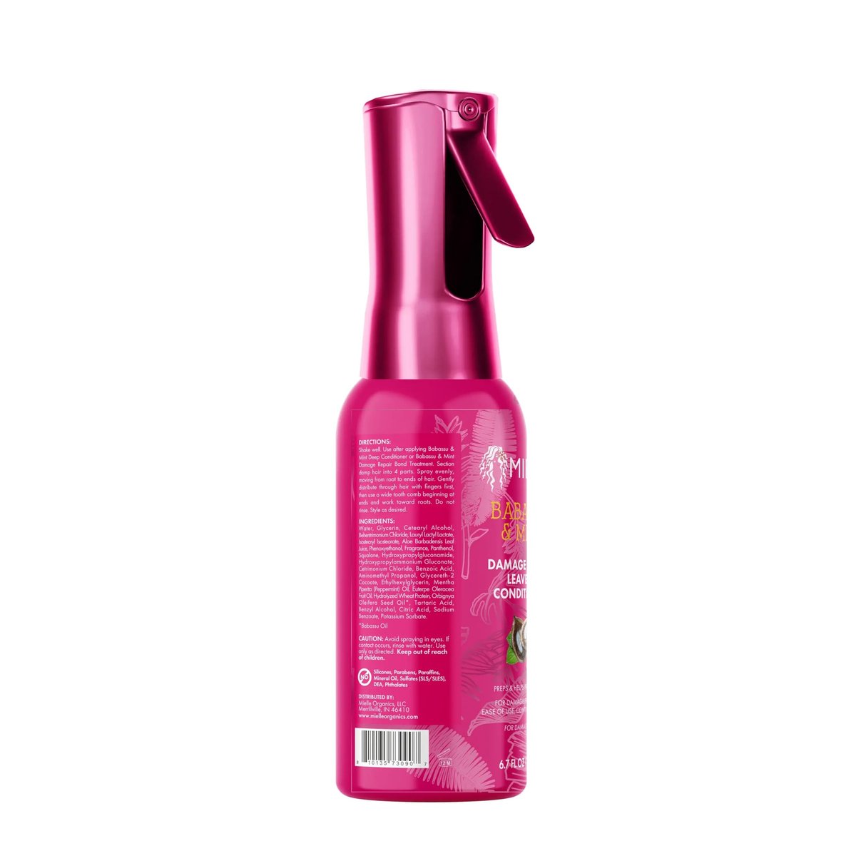 Mielle Organics Babassu & Mint Damage Repair Leave-In Conditioner - 6.7 oz Avelisse