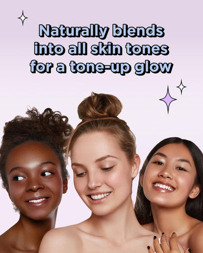 CHASIN' RABBITS All About Glow Tone-up Cream - Natural Makeup Base for Glow Skin, Vegan K-Beauty, 1.69 fl oz Avelisse