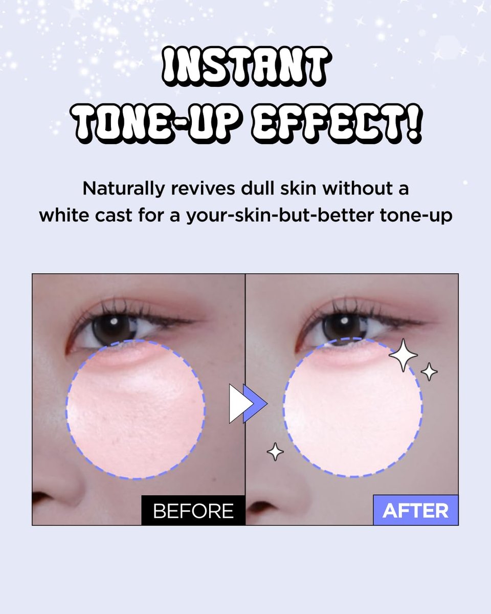 CHASIN' RABBITS All About Glow Tone-up Cream - Natural Makeup Base for Glow Skin, Vegan K-Beauty, 1.69 fl oz Avelisse