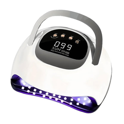DMJWAN 320W UV LED Nail Lamp with 72 Beads, Professional Nail Dryer for Gel Polish with Auto Sensor & 4 Timers