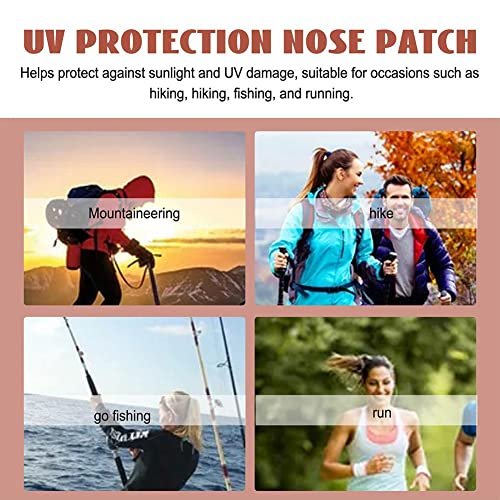 24-Pack Nose Sun Protection Patches - UV Blocking Nose Guard for Outdoor Sports, Golf, Hiking – Gentle & Painless Removal - görsel 8