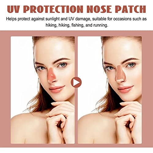 24-Pack Nose Sun Protection Patches - UV Blocking Nose Guard for Outdoor Sports, Golf, Hiking – Gentle & Painless Removal - görsel 4