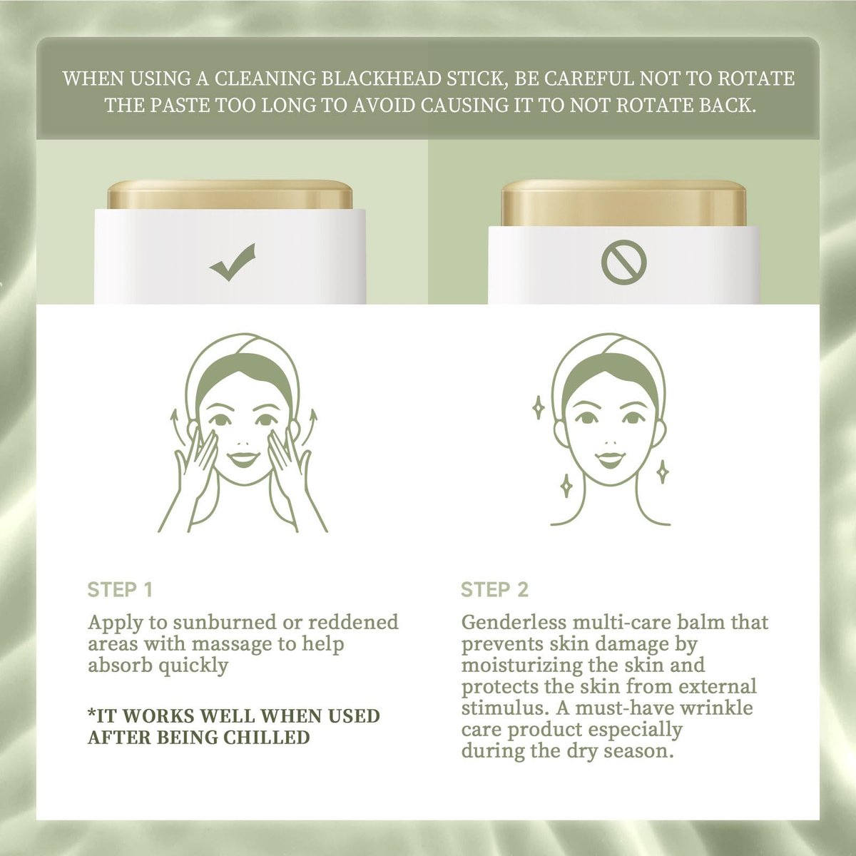 Grospe Organic Aloe Vera Gel Stick for Face & Body – Pure Aloe Gel for Hydrating, Soothing Dry Skin, Anti-Wrinkle, Acne Scars, After Sun Care Relief - görsel 13