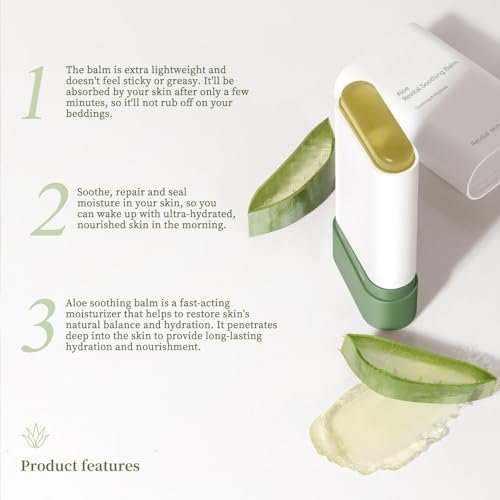 Grospe Organic Aloe Vera Gel Stick for Face & Body – Pure Aloe Gel for Hydrating, Soothing Dry Skin, Anti-Wrinkle, Acne Scars, After Sun Care Relief - görsel 8