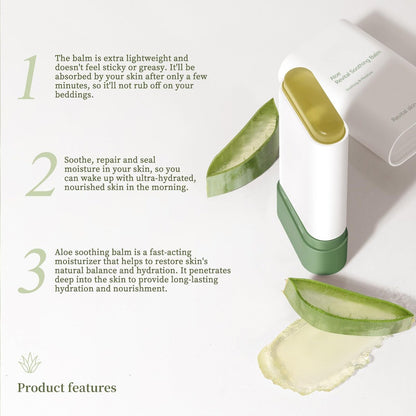 Grospe Organic Aloe Vera Gel Stick for Face & Body – Pure Aloe Gel for Hydrating, Soothing Dry Skin, Anti-Wrinkle, Acne Scars, After Sun Care Relief