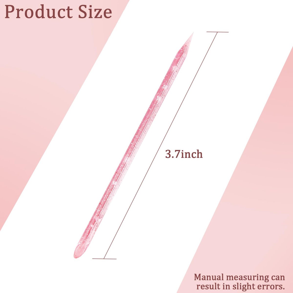 100PCS Disposable Cuticle Sticks for Nails - Double Sided Cuticle Pusher, Manicure & Pedicure Tool for Fingernail Cleaning - görsel 3
