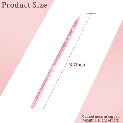 100PCS Disposable Cuticle Sticks for Nails - Double Sided Cuticle Pusher, Manicure & Pedicure Tool for Fingernail Cleaning