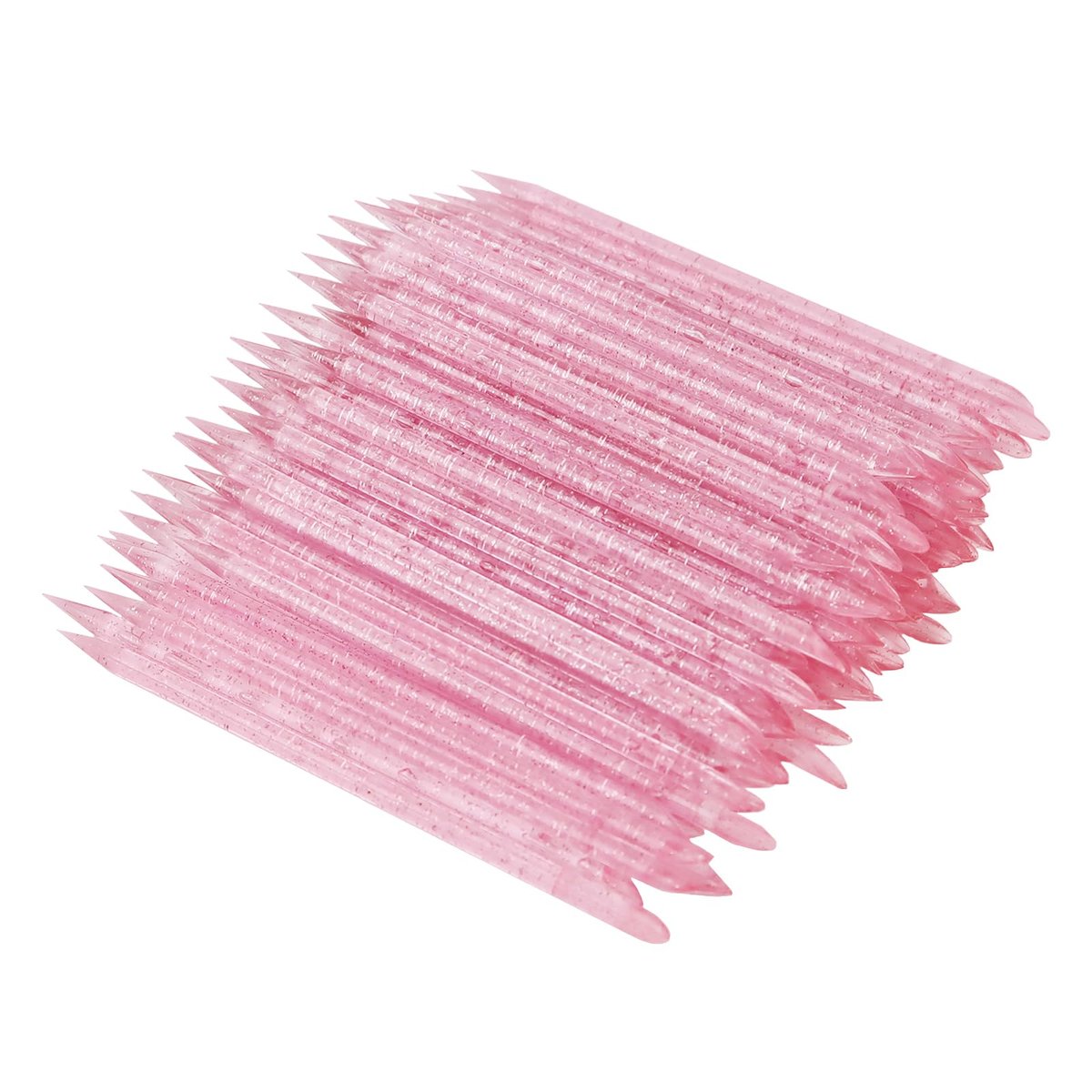 100PCS Disposable Cuticle Sticks for Nails - Double Sided Cuticle Pusher, Manicure & Pedicure Tool for Fingernail Cleaning - görsel 1