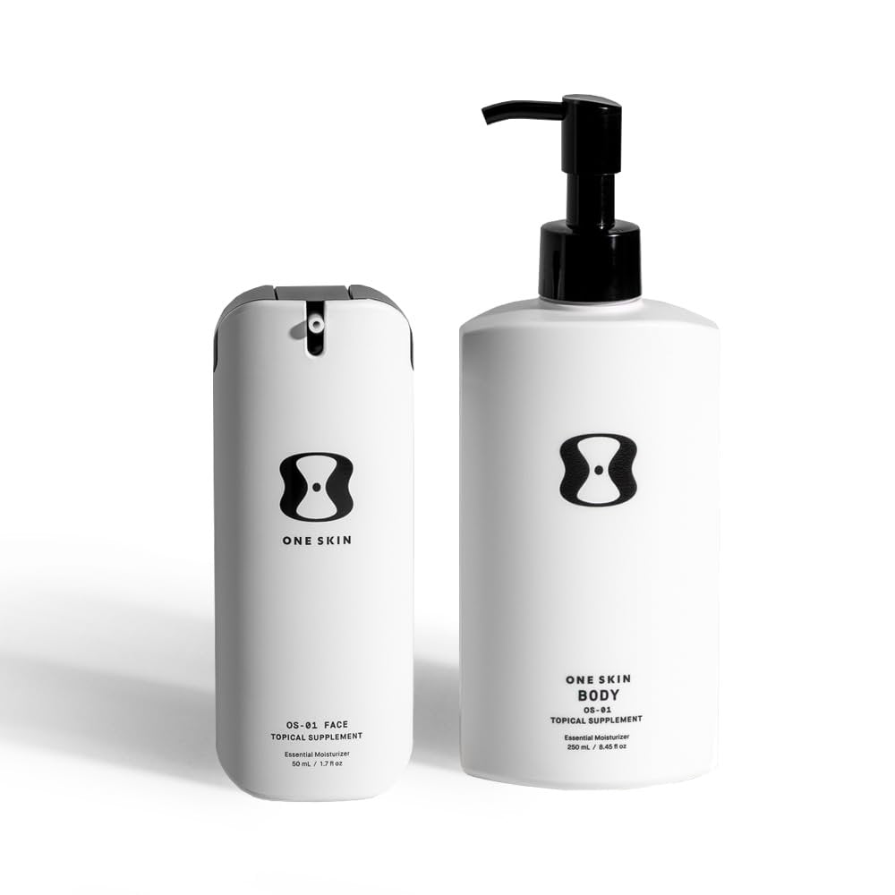 OneSkin FACE & BODY OS-01 Peptide Topical Supplement | Skin Longevity Age Reversal Body Moisturizer & Face Moisturizer Avelisse