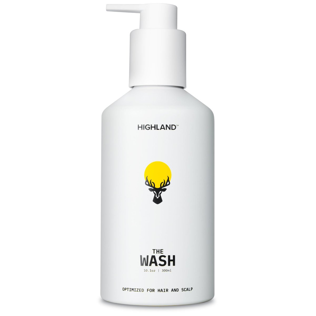 Highland The Wash - Hair & Scalp Shampoo Alternative with Botanicals for Damaged Strands, Restoration & Healthier Hair Growth - Hydrating & Nourishing Cleanser - Wild Mint Sandalwood Scent - 10.1 oz Avelisse