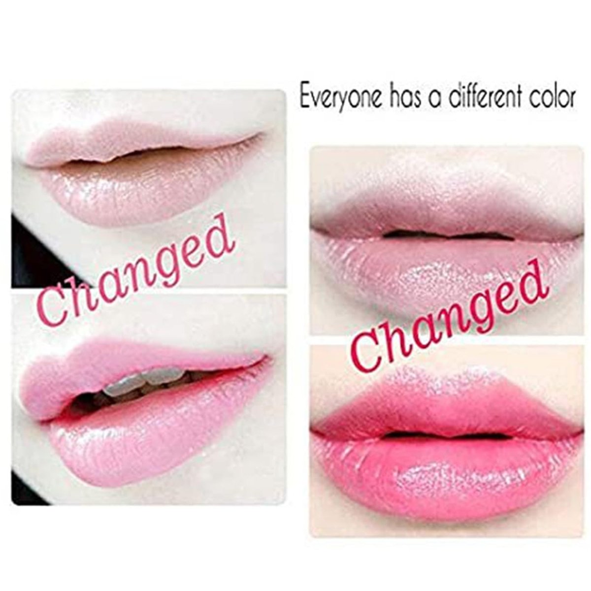BONNIE CHOICE 6 Pcs Crystal Flower Jelly Lipstick Set - Temperature Change Moisturizing Long Lasting Lip Balm Magic Color Change Lip Gloss Makeup - görsel 7
