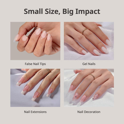 BTArtboxnails Handy Mini Nail Lamp – 6W UV LED Fast Cure Light for Gel Nails with 2 Timers Avelisse