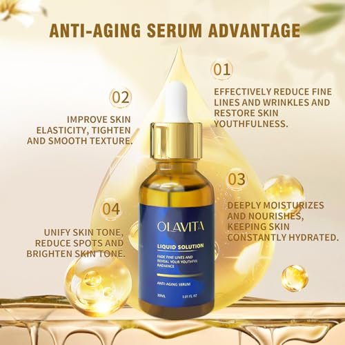 Olavita Vitamin C & E Facial Serum – Anti-Aging Firming Serum for Youthful Glow (2-Pack) Avelisse