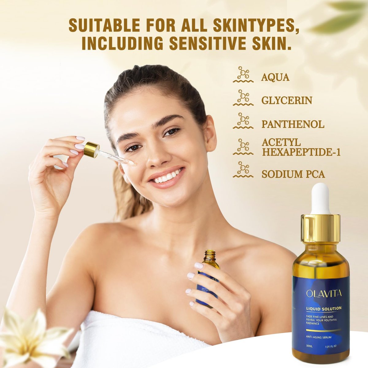 Olavita Vitamin C & E Facial Serum – Anti-Aging Firming Serum for Youthful Glow (2-Pack) Avelisse