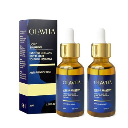 Olavita Vitamin C & E Facial Serum – Anti-Aging Firming Serum for Youthful Glow (2-Pack) Avelisse