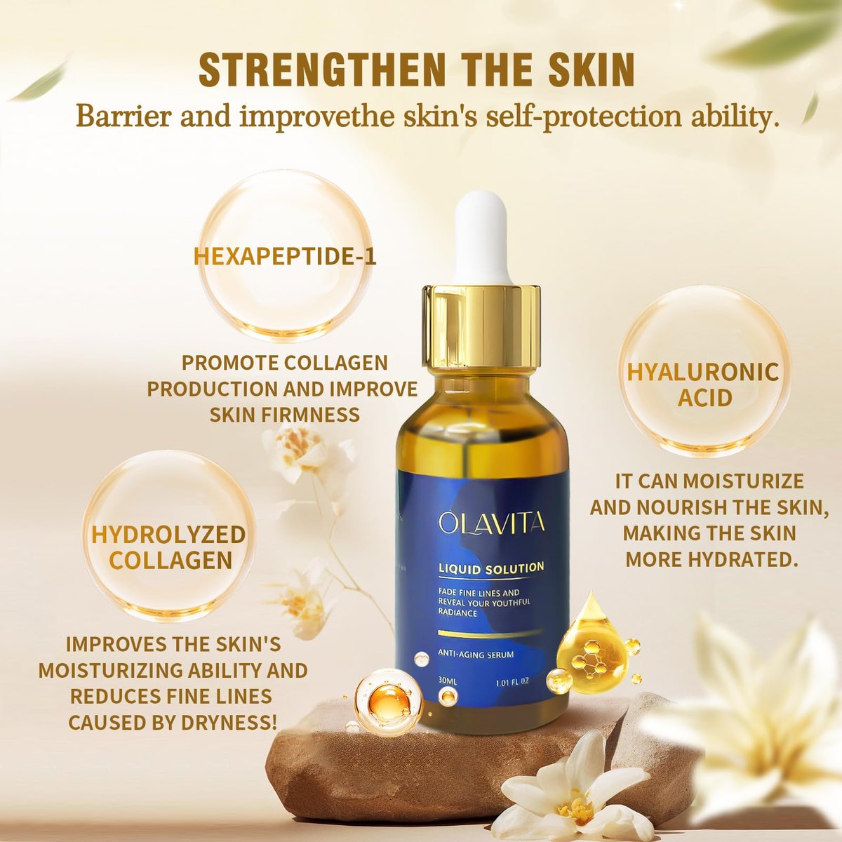 Olavita Vitamin C & E Facial Serum – Anti-Aging Firming Serum for Youthful Glow (2-Pack) Avelisse