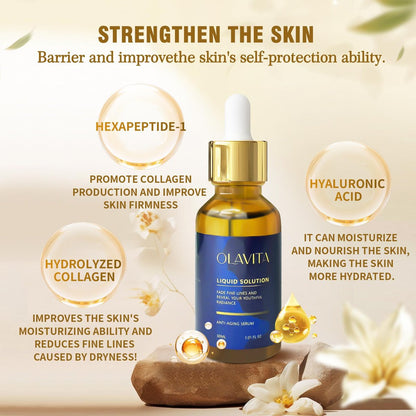 Olavita Vitamin C & E Facial Serum – Anti-Aging Firming Serum for Youthful Glow (2-Pack) Avelisse