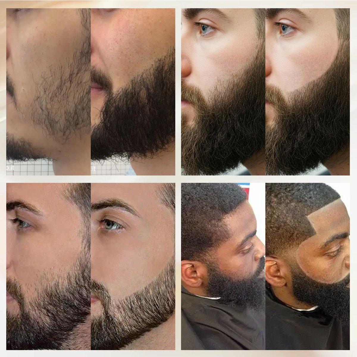WOZUTUNT Beard Pencil Filler for Men - Waterproof Beard Pen & Brush with Black Hair Fiber Enhancements, Long Lasting Coverage, Natural Finish for Mustache Repair & Shape Enhancement Avelisse