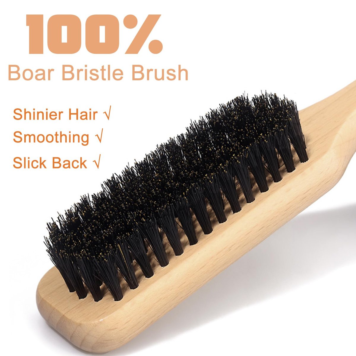 Hair Wax Stick Set for Flyaways Slick Back – Includes Wax Stick for Hair, Slick Back Hair Brush, Hair Finishing Stick – Hair Styling Products for Women, Taming Frizz & Creating Sleek Styles - görsel 9