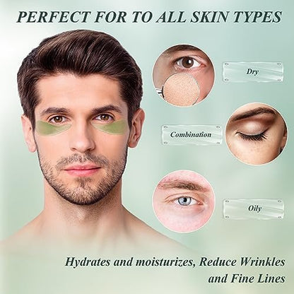 Caewous Under Eye Patches for Puffy Eyes and Dark Circles – 60 PCS Aloe Vera Under Eye Mask with Pure Natural Extracts to Combat Puffiness, Fine Lines, Wrinkles, and Bags Avelisse