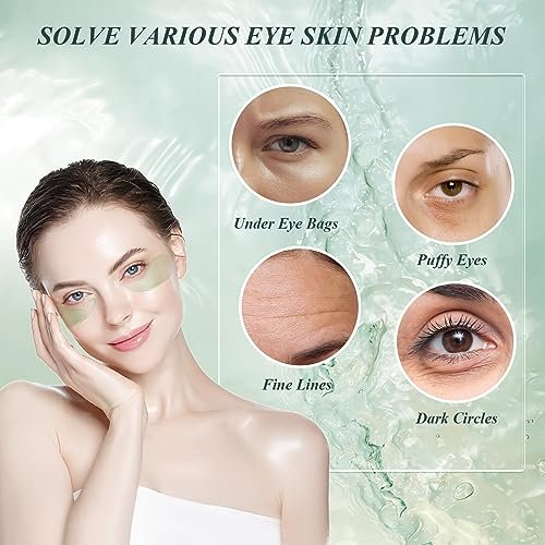 Caewous Under Eye Patches for Puffy Eyes and Dark Circles – 60 PCS Aloe Vera Under Eye Mask with Pure Natural Extracts to Combat Puffiness, Fine Lines, Wrinkles, and Bags Avelisse