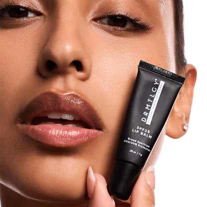 DRMTLGY SPF 25 Lip Balm – Hydrating & Nourishing Lip Protection with Avocado, Shea Butter & Cocoa Butter – Broad Spectrum UVA UVB Shield – Non-Sticky, Smooth Finish – .25 oz Avelisse