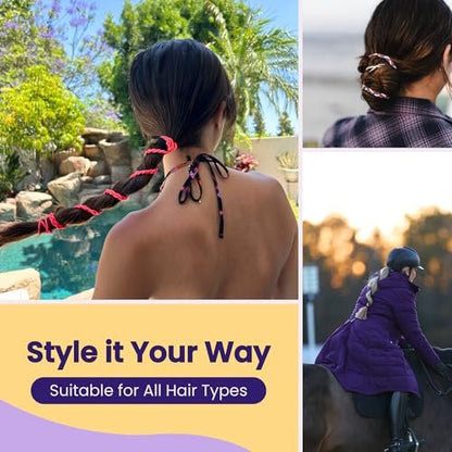 Rip Tie Extra Hold Soft Tangle-Free Hair Tie - Midnight - 1 Pack - As Seen on Shark Tank Avelisse