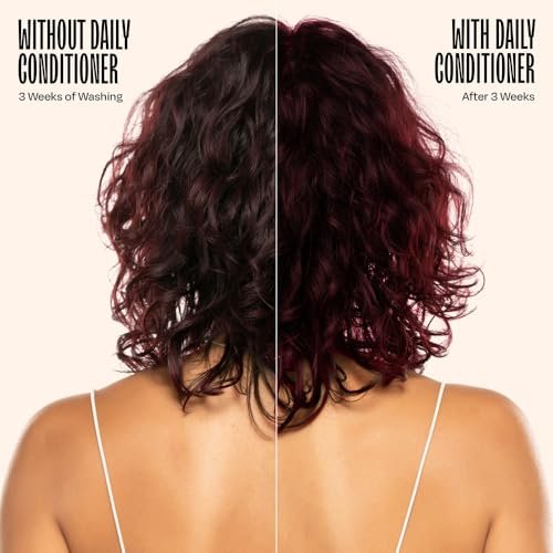 oVertone Daily Color Depositing Conditioner - Scarlet Red for Brown Hair - 4.5 oz - Temporary Color with Shea Butter & Coconut Oil - Vegan & Cruelty-Free Avelisse