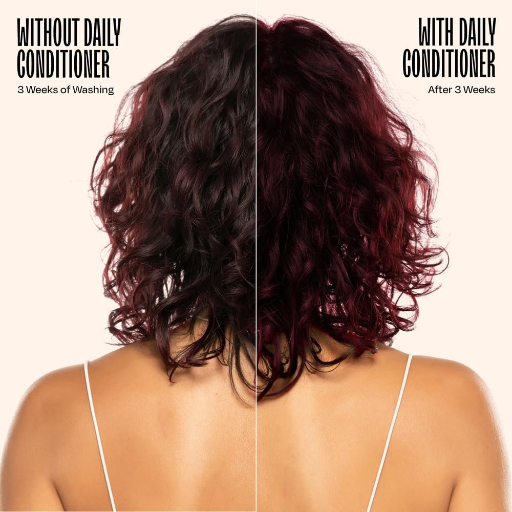 oVertone Daily Color Depositing Conditioner - Scarlet Red for Brown Hair - 4.5 oz - Temporary Color with Shea Butter & Coconut Oil - Vegan & Cruelty-Free Avelisse