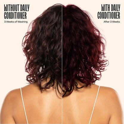 oVertone Daily Color Depositing Conditioner - Scarlet Red for Brown Hair - 4.5 oz - Temporary Color with Shea Butter & Coconut Oil - Vegan & Cruelty-Free Avelisse